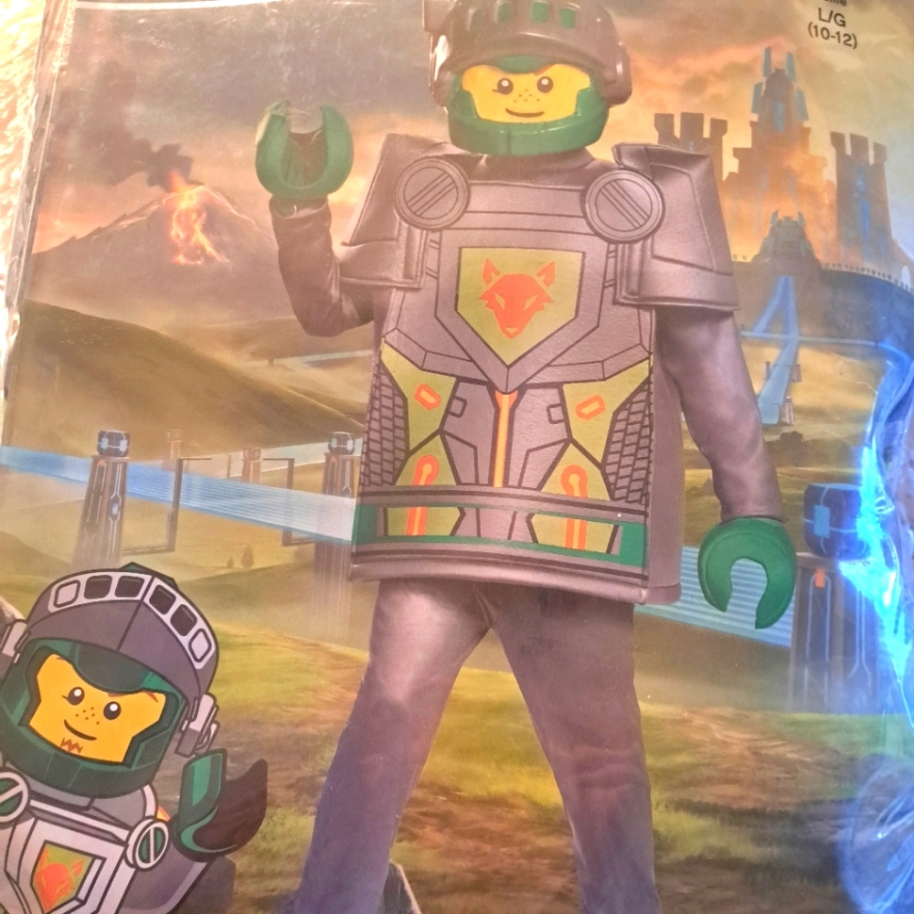 Lego Nexo Knights Aaron Child Costume Size L 10-12 NEW
